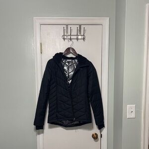 Columbia Black Quilted Women's Puffer Jacket